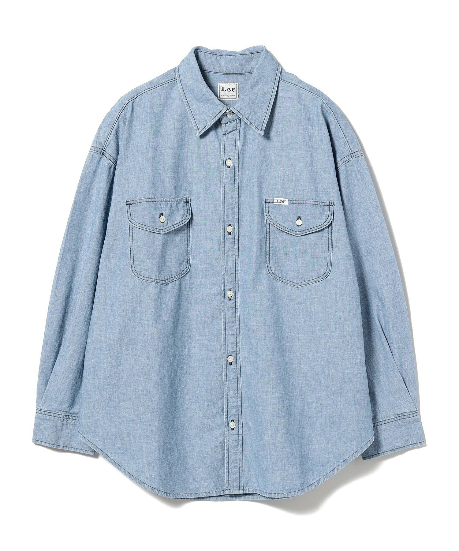 【洗濯機OK】LEE * B:MING by BEAMS / 別注 ルーズ フィット シャツ 24SS デニムシャツ